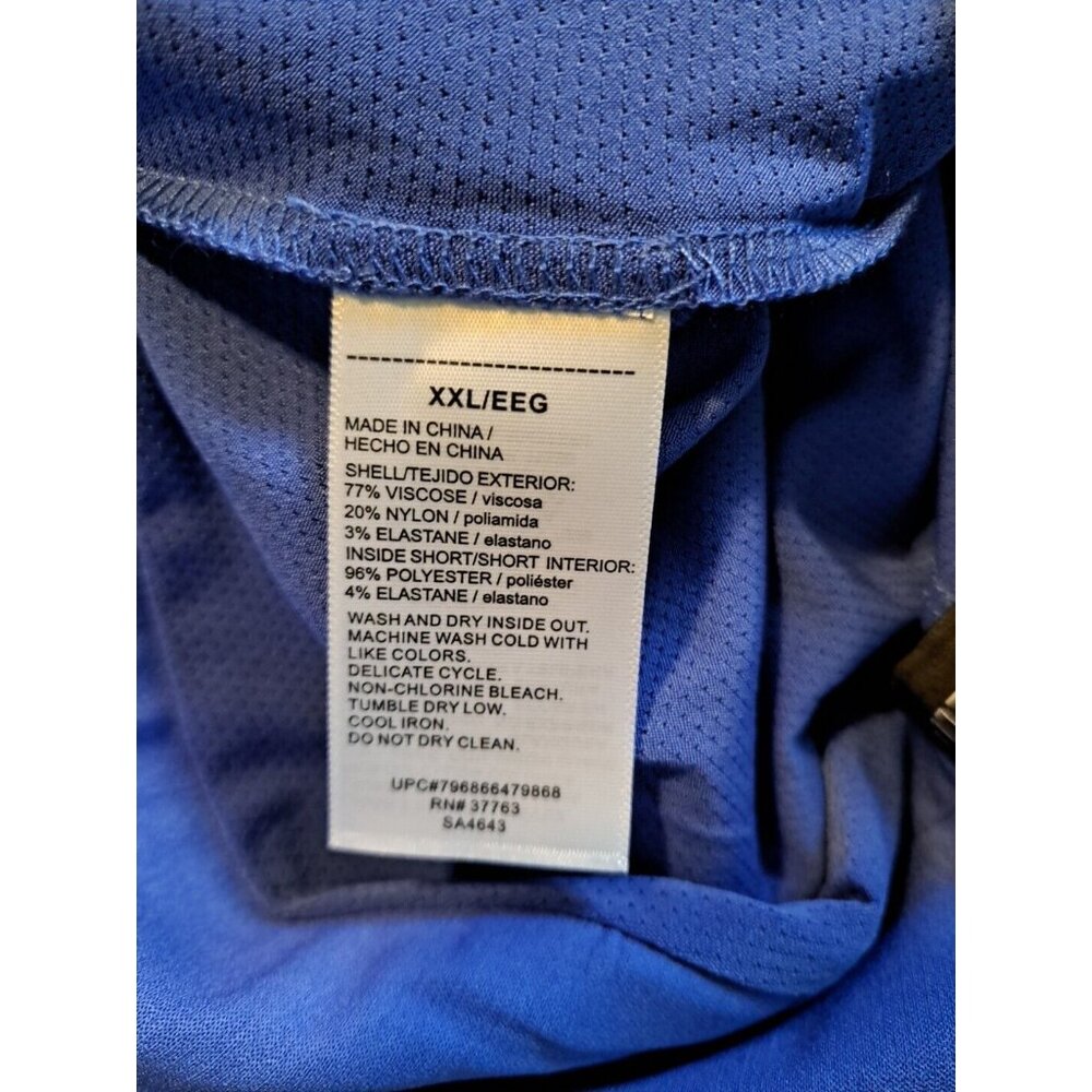 NWT Rafaella Skort Shorts Womens 2XL Pull-on 38" Waist Blue Stretch Summer XXL - Picture 5 of 7